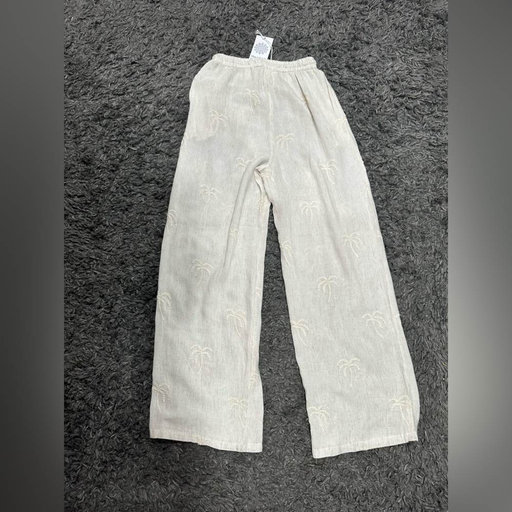Blue Island Cream Pants
